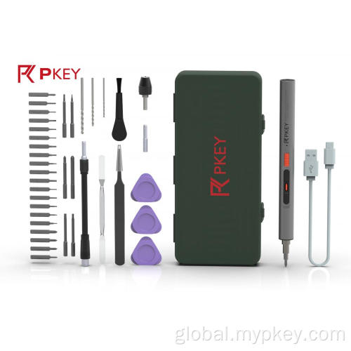 Screw Driver Power Tool PKEY CS0752A Rechargeable Cordless Electric Screwdriver Set Factory